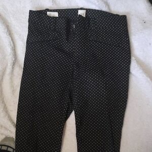 GAP Black and White Polka Dot Pants